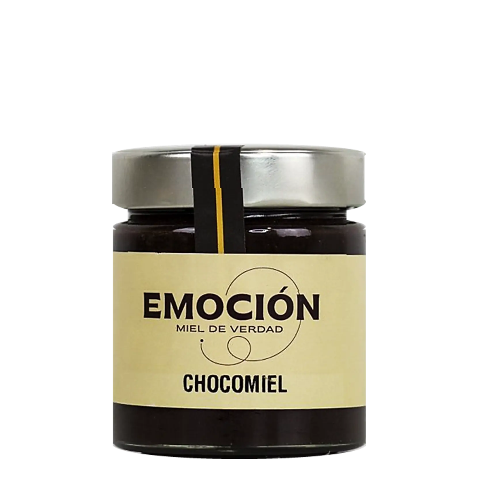 Chocomiel 1 Miel cruda de abeja con chocolate puro, una mescla natural sin edulcorantes ni azucares añadidos, util para endulzar postres y acompañar algunos aperitivos en la mesa