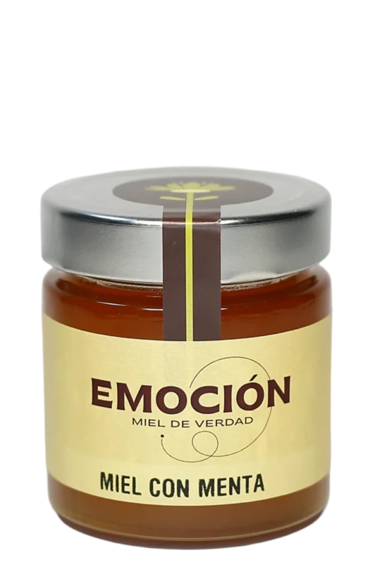 miel cruda de abeja con menta natural, una mescla artesana desde la region de Murcia