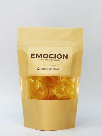 caramelos de miel miel emocion Bolsa con caramelos de miel natural
