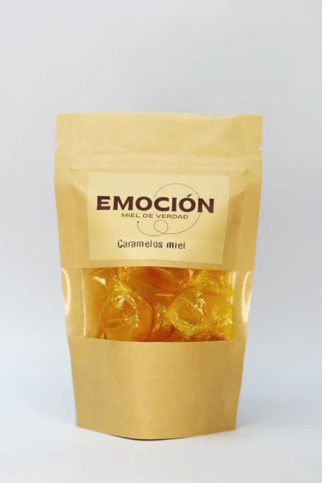 caramelos de miel miel emocion Bolsa con caramelos de miel natural