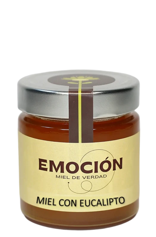miel cruda con eucalipto, miel natural desde Murcia Miel Emoción