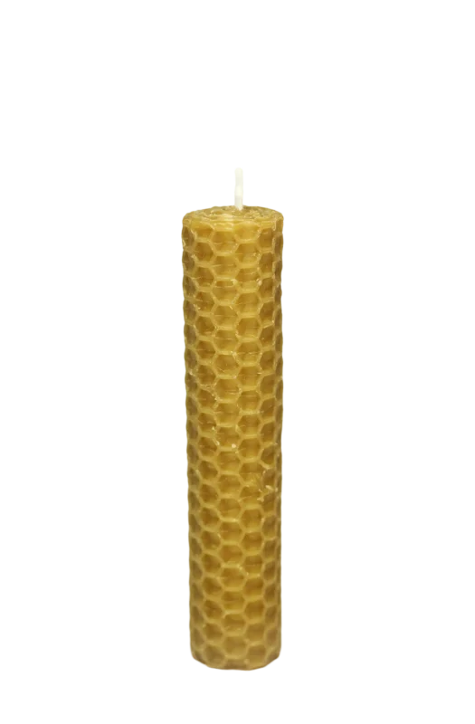Vela de cera de abeja natural