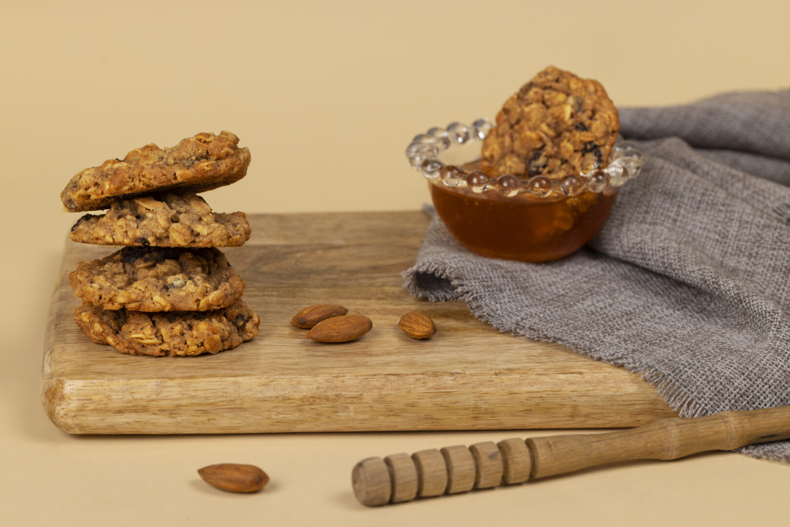 galleta avena miel