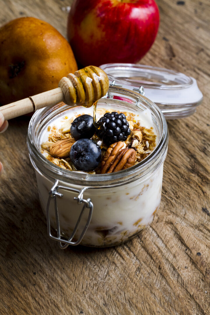 parfait yogurt miel